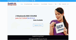 Desktop Screenshot of guelphdrivingschool.com